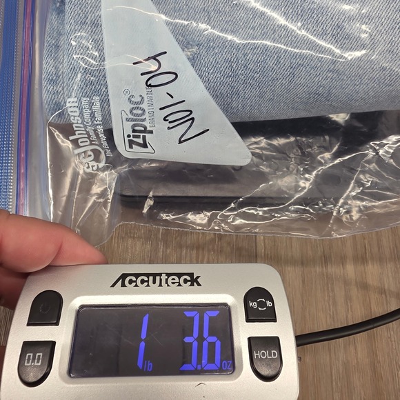 ZARA The Slim Boyfriend Jeans Beach Blue Distressed Ripped Raw Hem Women's 28 - Picture 9 of 9